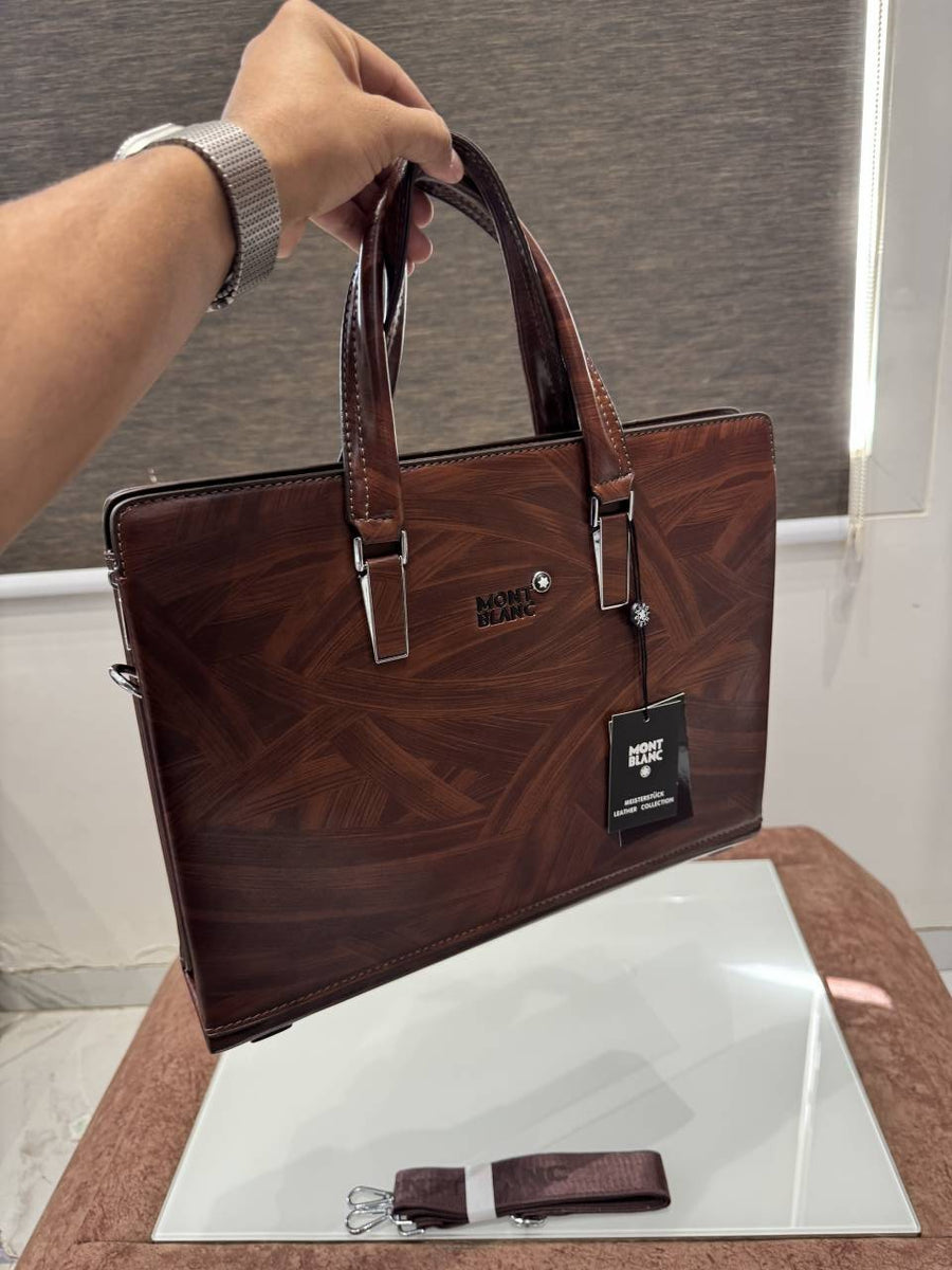 Mont Blanc Premium Laptop Bag X Office Bag M610 Khaki