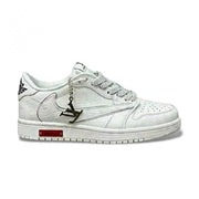 Nike Air Jordan1 Low Travis LV White Silver