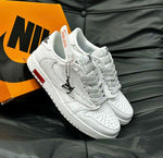 Nike Air Jordan1 Low Travis LV White Silver