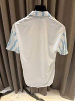 Casablanca Japanese Lycra Half Sleeves Shirt White