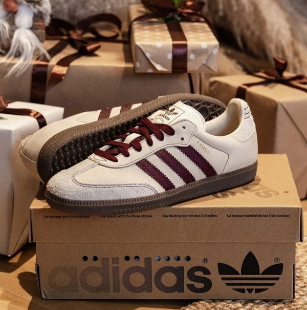 Adidas Samba OG Men s Wonder White Maroon