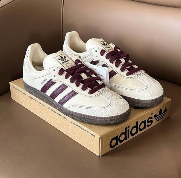 Adidas Samba OG Men s Wonder White Maroon