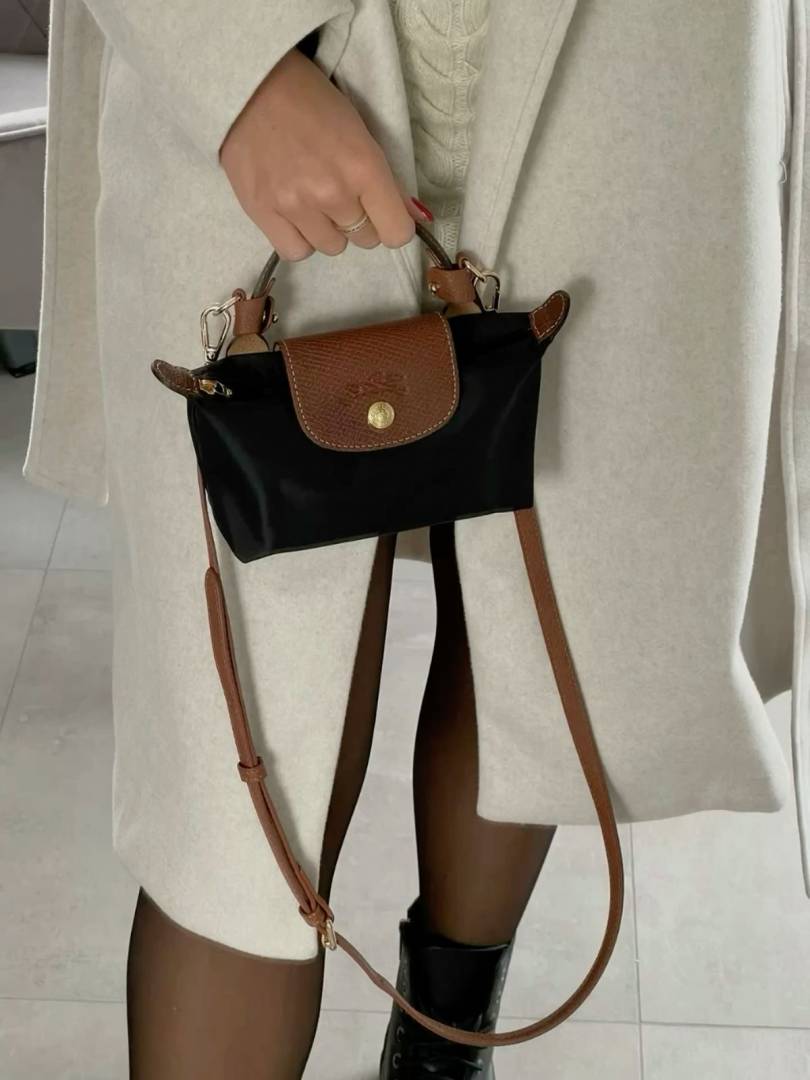 Longchammp Le Pilage Mini Crossbody With ZipLock Packing