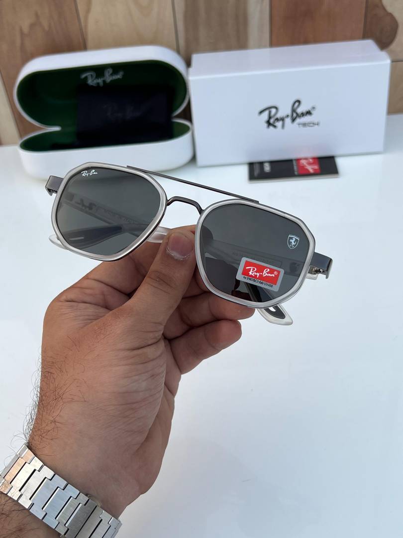 Rey ban 3675 white black