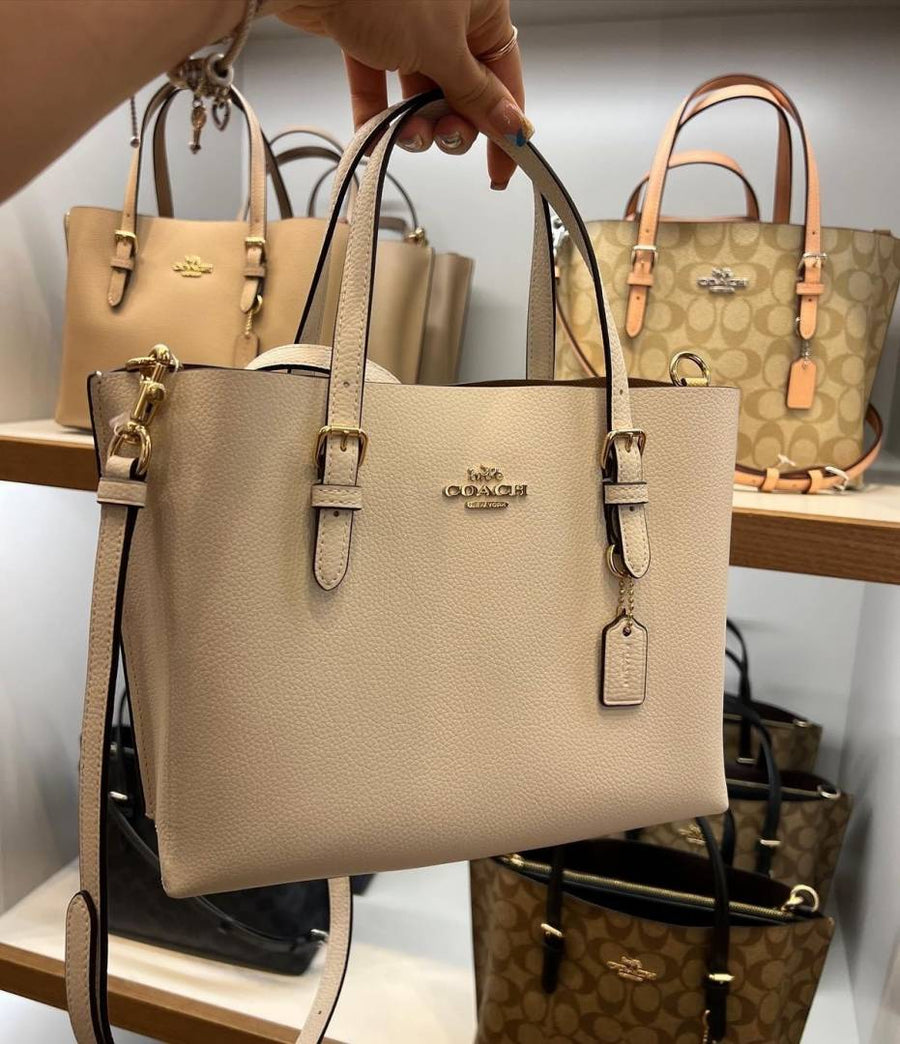Coach_Mollie_25_Beige_Medium_Tote_With_OriginalBox