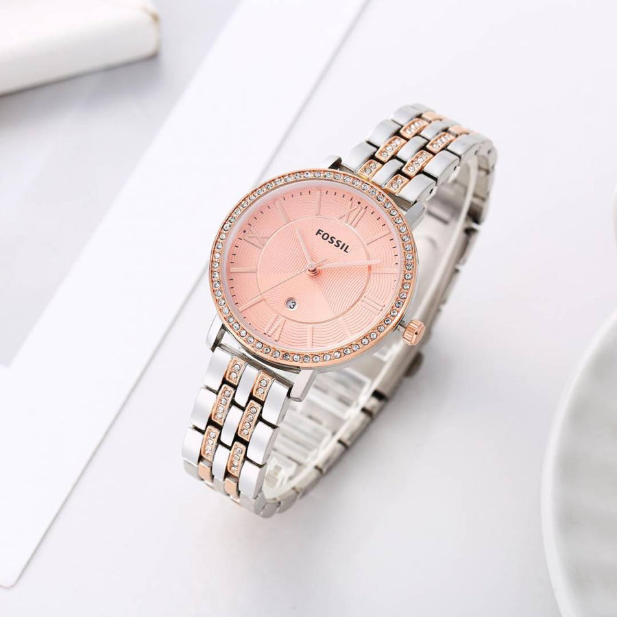 Fossil Jacqueline 2Ton-Silver-Pink