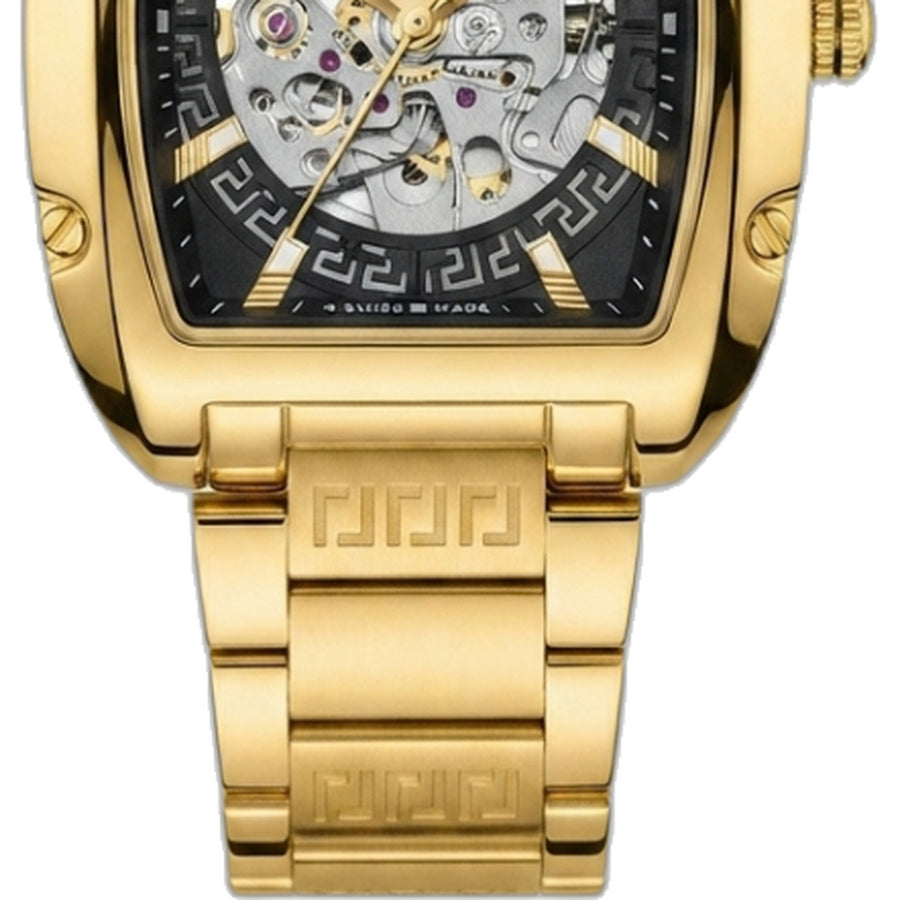 Versace Dominus Sktl Men Automatic Gold black dail