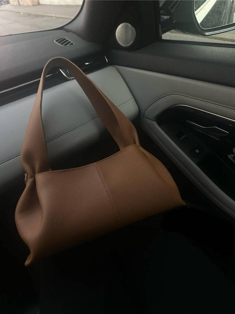 Polenne Camel Numero Neuf East West Shoulder Bag With Original Box
