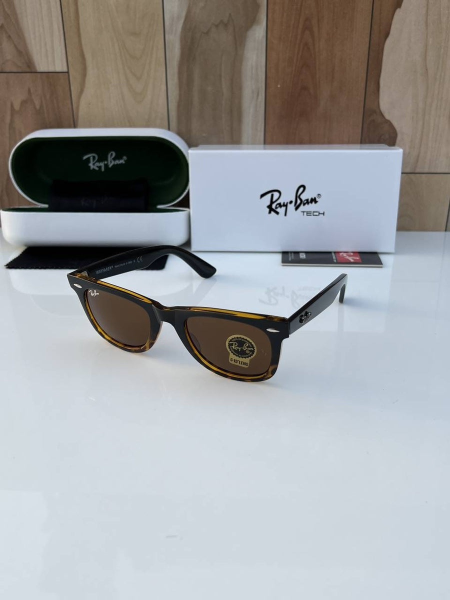 Rey ban 2140 slant black tiger brown