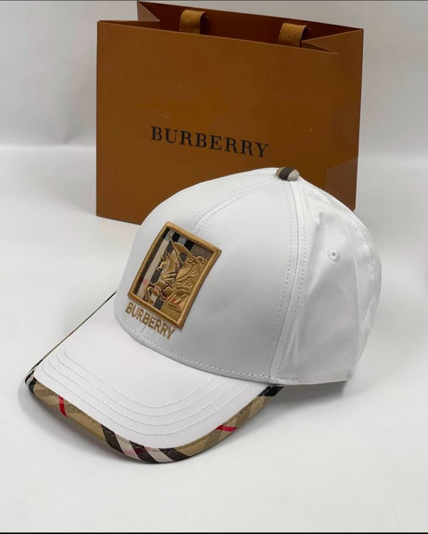Burberry_Equestrian_Knight_White_Monogram_Premium_Unisex_Cap_(With_Safety_Box)