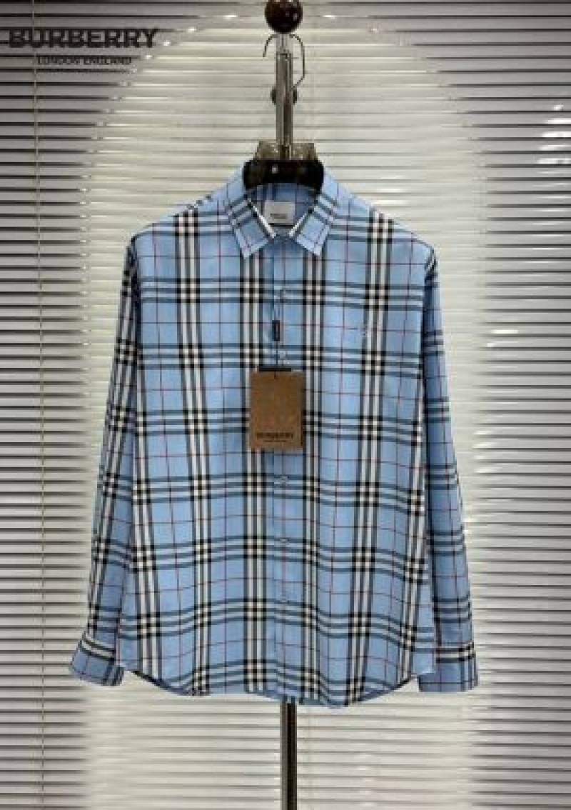 Burberry Signature Full Sleeves Shirt blue