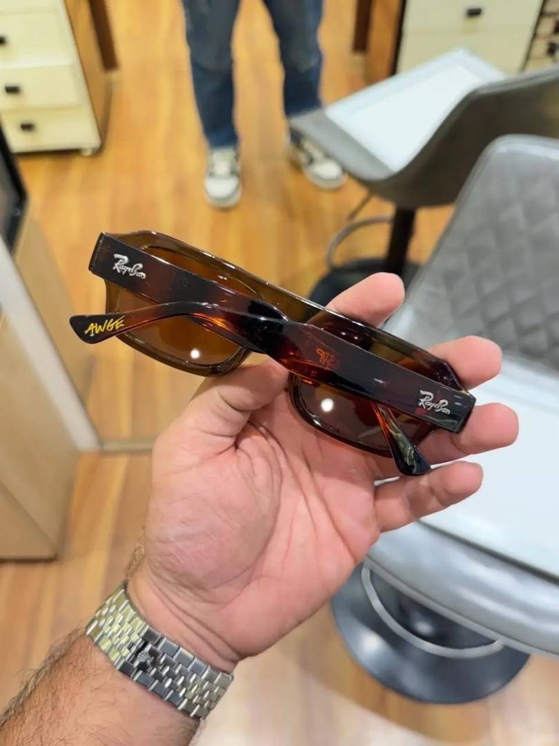 Ray-Ban 4454 olive tiger brown