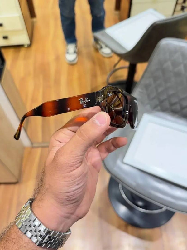Ray-Ban 4454 olive tiger brown