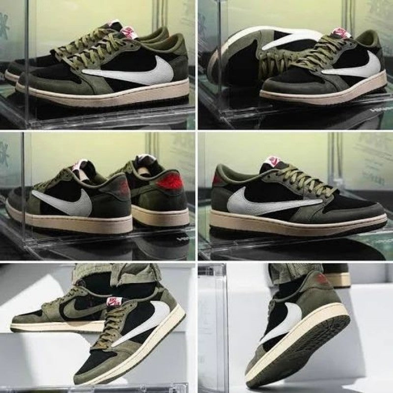 AIR JORDAN RETRO 1 TRAVIS SCOTT Low Olive