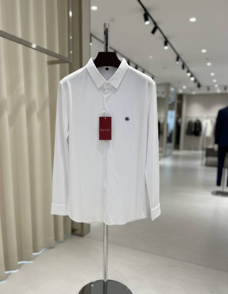Gucci IMPORTED TRENDING KOREAN SHIRT WHITE