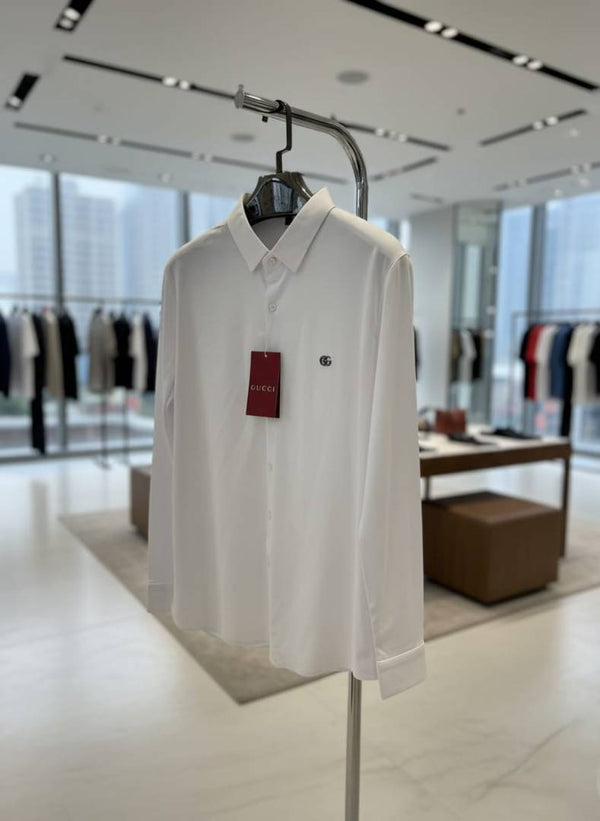 Gucci IMPORTED TRENDING KOREAN SHIRT WHITE