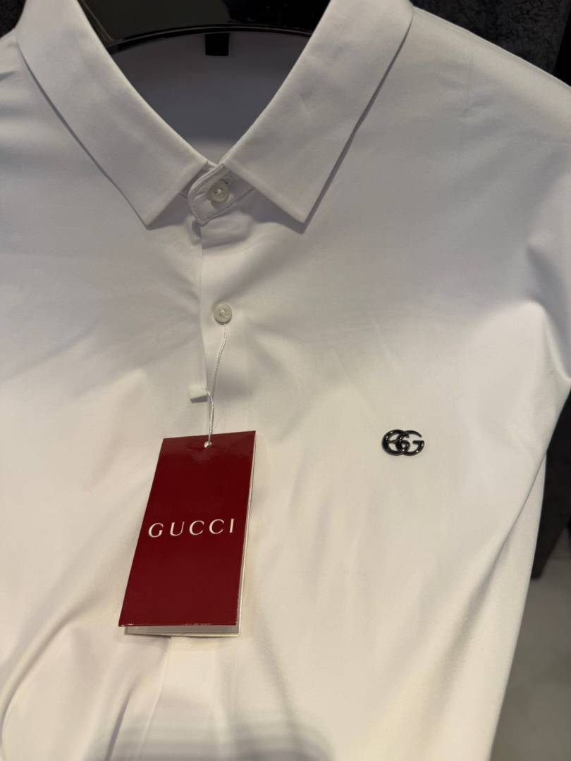 Gucci IMPORTED TRENDING KOREAN SHIRT WHITE