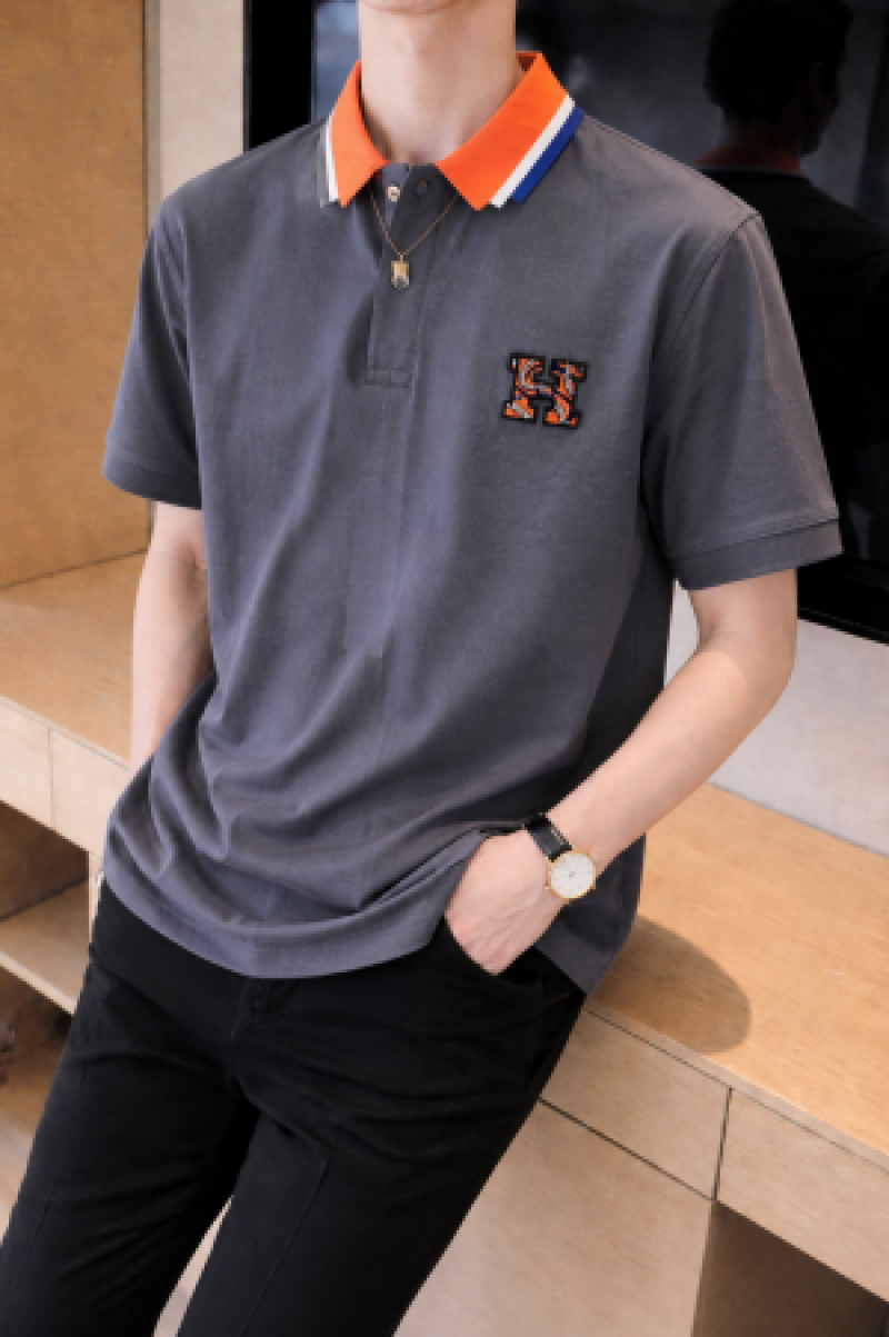 Hermes IMPORTED STORE ARTICLE T SHIRT GREY