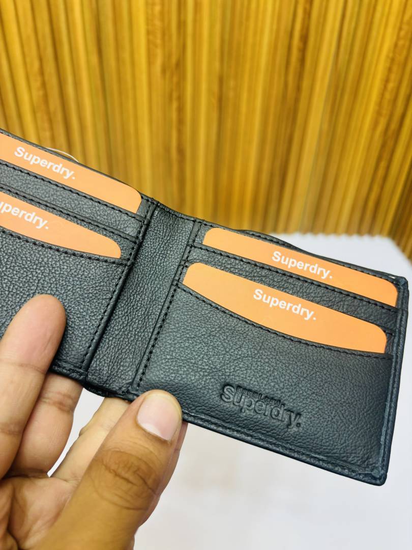 02 SUPERDRY BLACK PREMIUM QUALITY WALLET