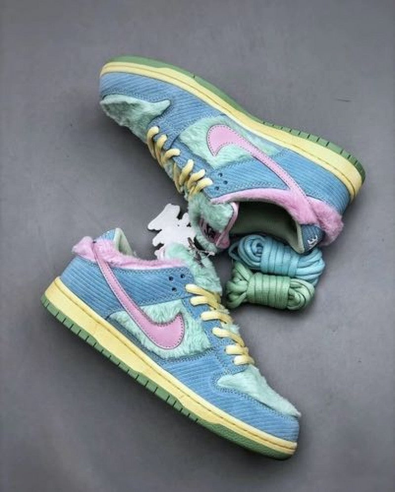 E sb dunk low x verdy visty with keychain