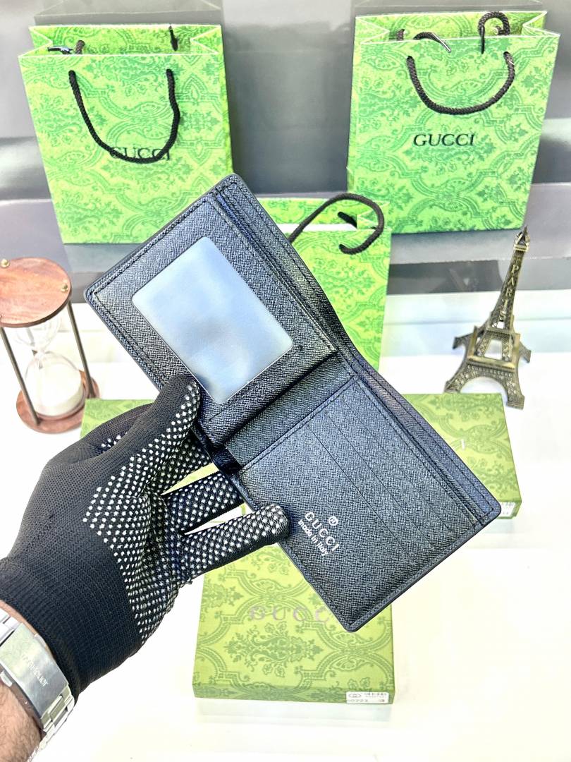 Gucci Wallet Black Premium Quality Fa 44