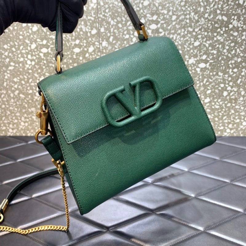 Valentinnoo Green VSling TopHandle ShoulderBag With duscovero