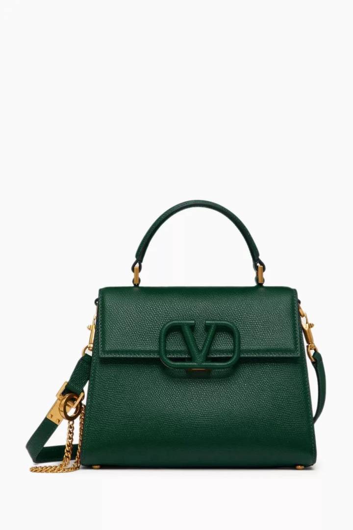 Valentinnoo Green VSling TopHandle ShoulderBag With duscovero