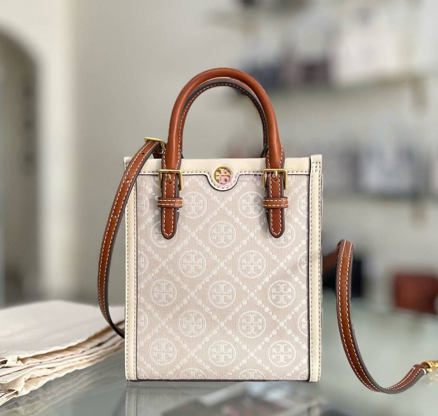 Tori Burch_T_Monogram_Mini_Tote_With_OriginalBox