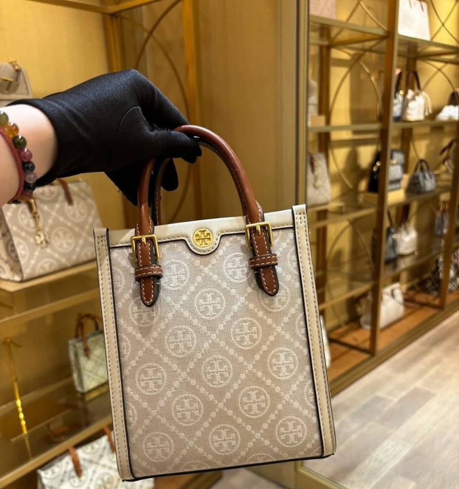 Tori Burch_T_Monogram_Mini_Tote_With_OriginalBox
