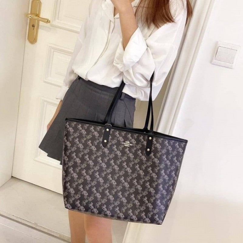 Coach_Signature_City_Tote_Bag_With_OG_Box_&_Dust_Bag_(Printed_Black-844)
