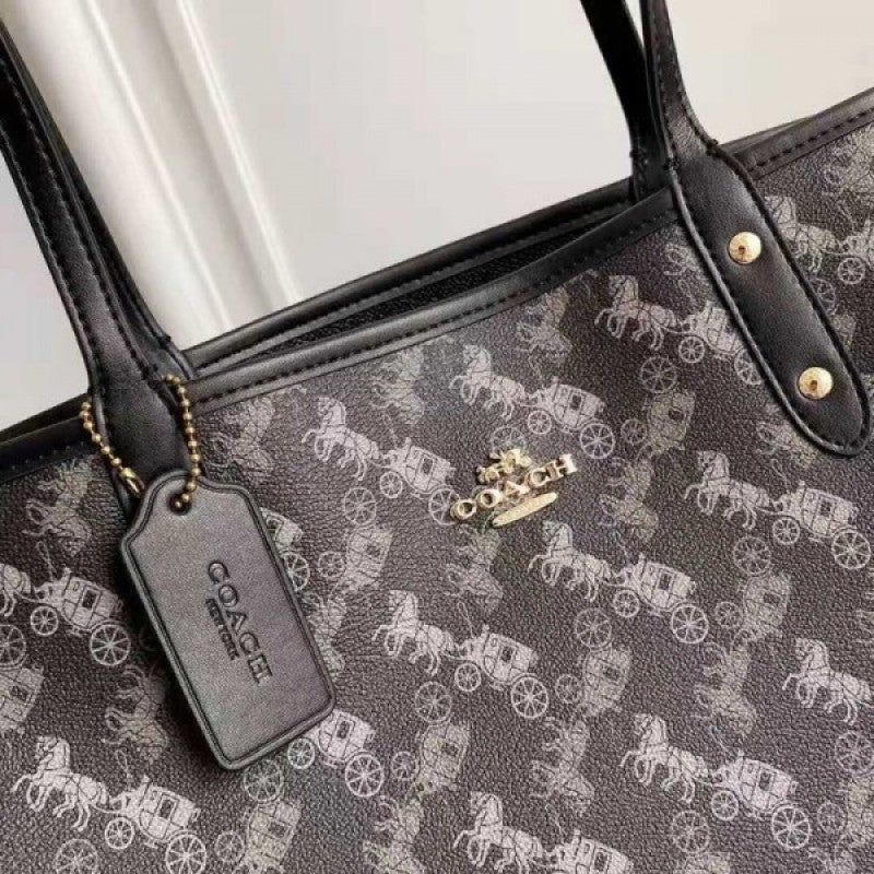 Coach_Signature_City_Tote_Bag_With_OG_Box_&_Dust_Bag_(Printed_Black-844)