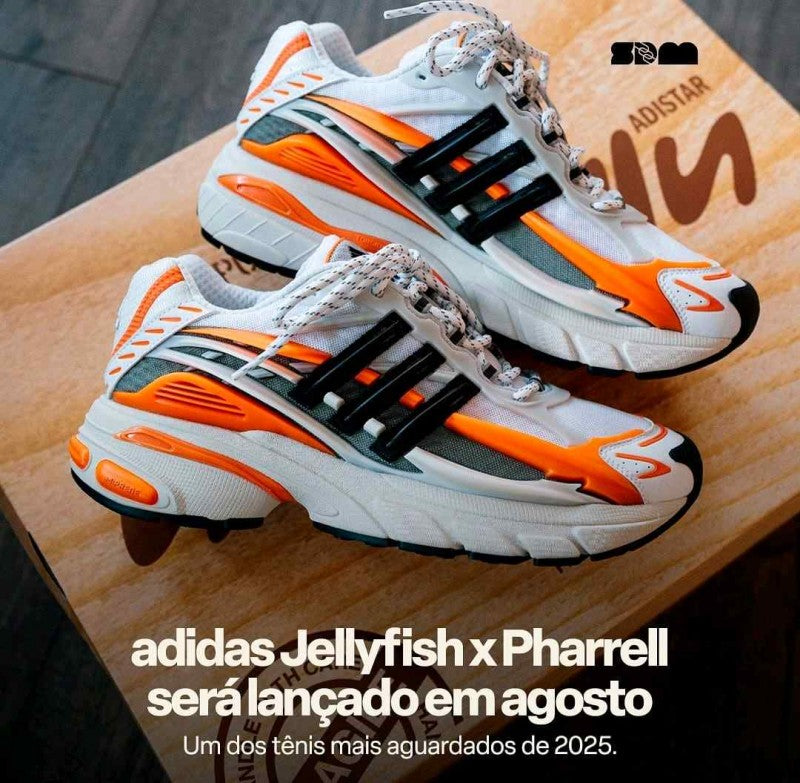Pharrell Williams x adiddasss Jellyfish Black orange fix 351