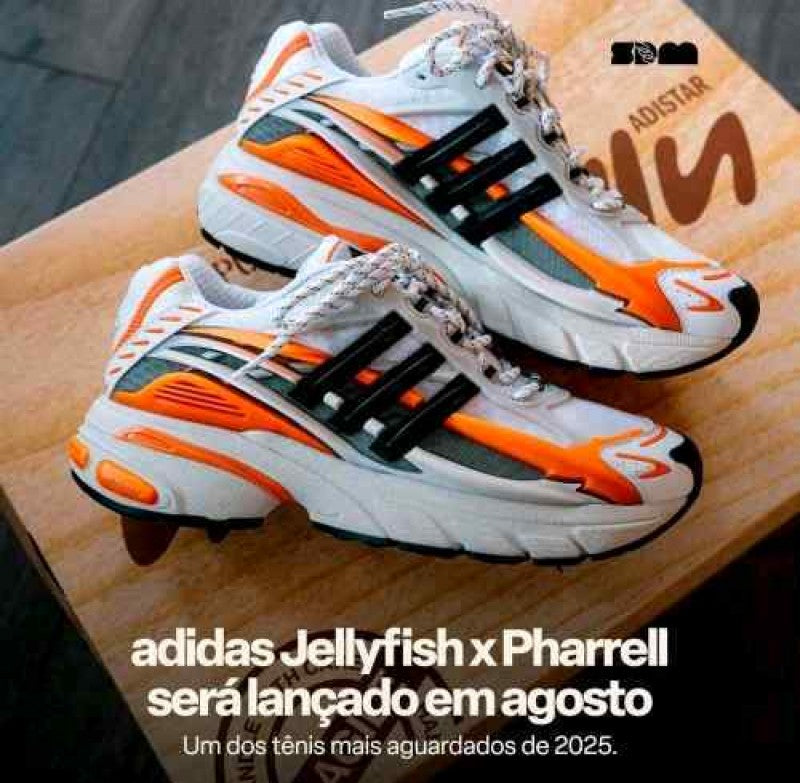 Pharrell Williams x adiddasss Jellyfish Black orange fix 351