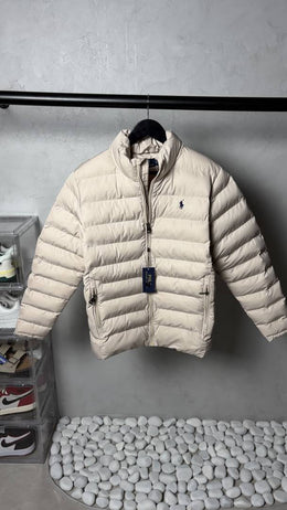 Polo Ralf Lauren Quilted Puffer Jacket Cream 1012