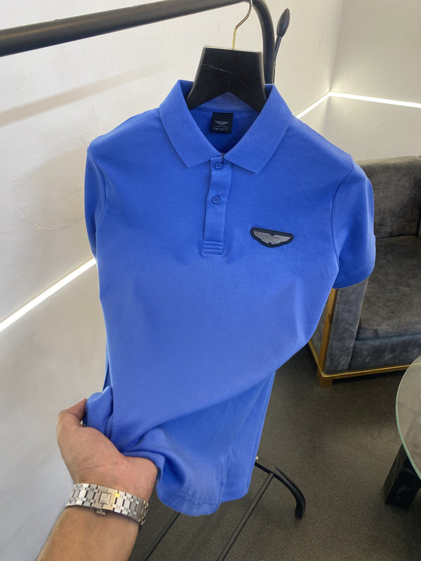 Hackett premium quality polo tshirt blue sale