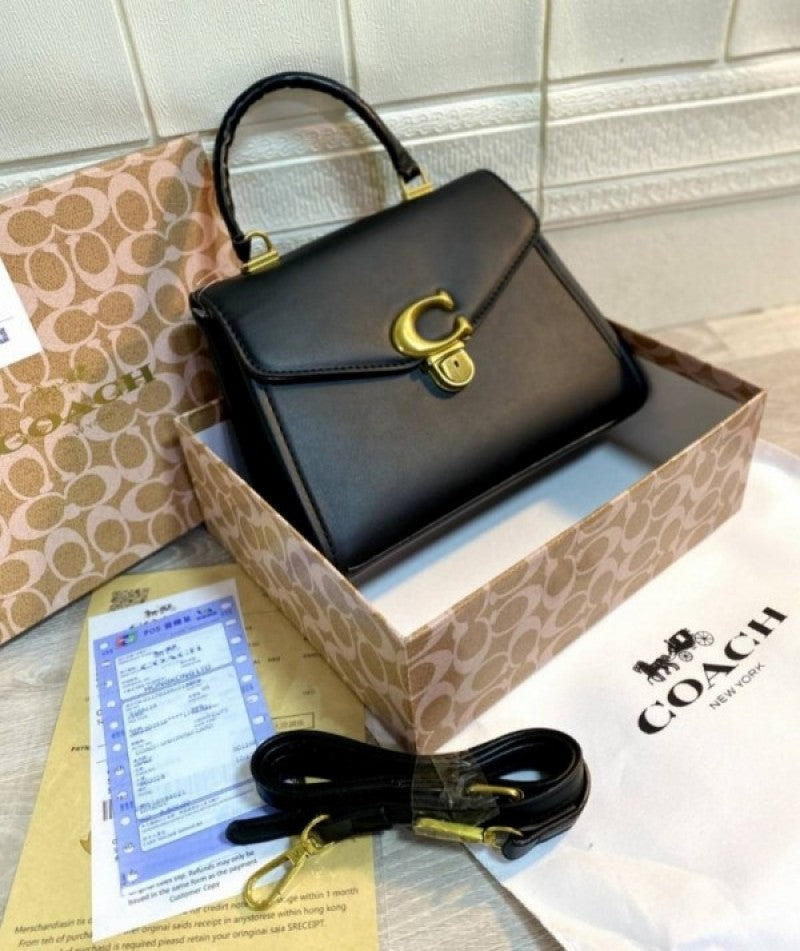 Coach_Broome_Carryall_Top_Handle_Shoulder_Bag_With_OG_Box_&_Dust_Bag_(Black-1007)