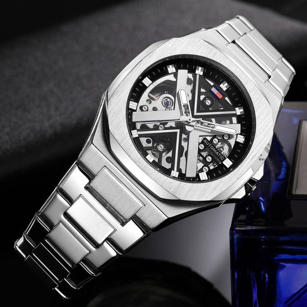 Tommy Hilfigar Automatic SilverBlack 032
