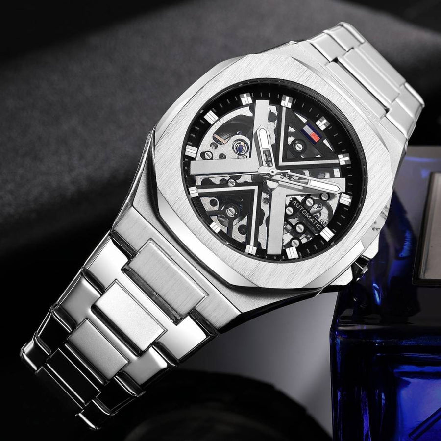 Tommy Hilfigar Automatic SilverBlack 032