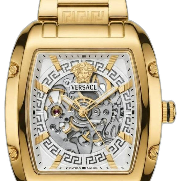 Versace Dominus Sktl Men Automatic Gold white Dial