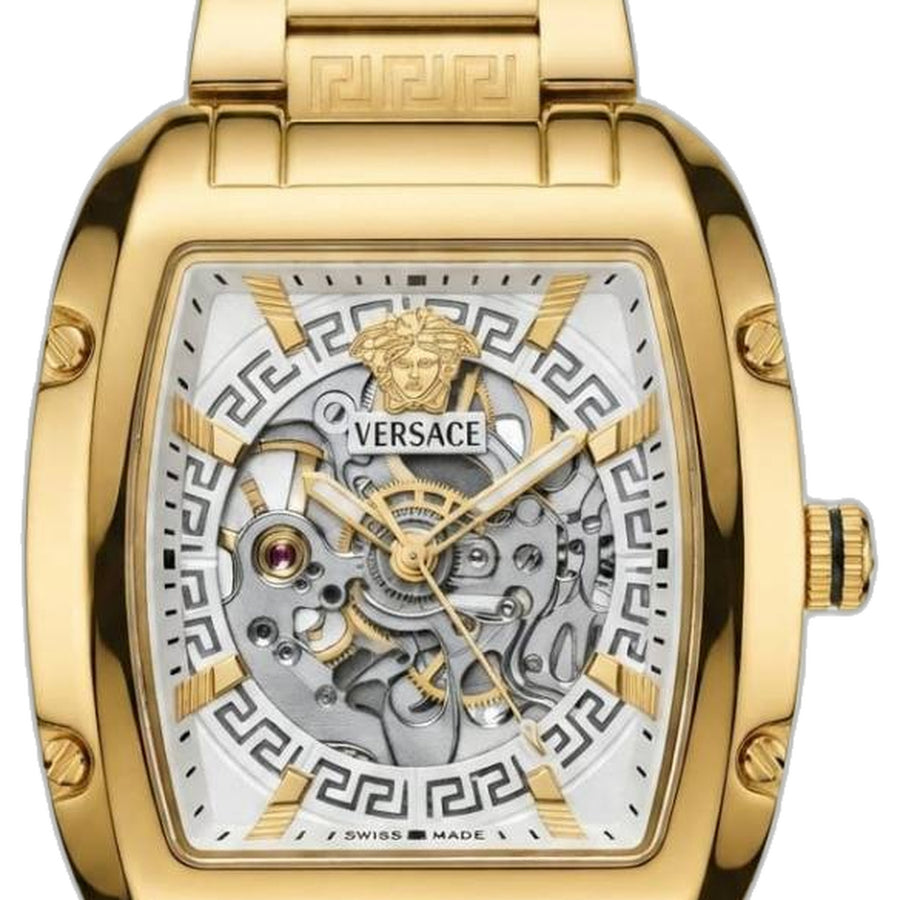 Versace Dominus Sktl Men Automatic Gold white Dial