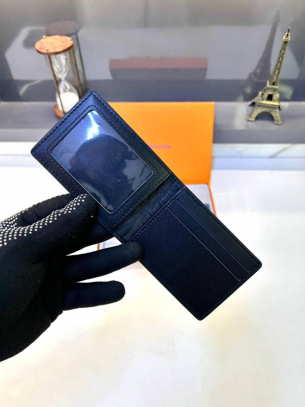 Louis Vuitton 2 Wallet Black Premium Quality Fa 707