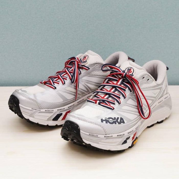 Moncller x Hoka one Mafate Speed 2 Silver style idea