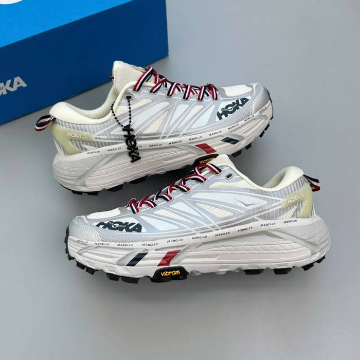 Moncller x Hoka one Mafate Speed 2 Silver style idea