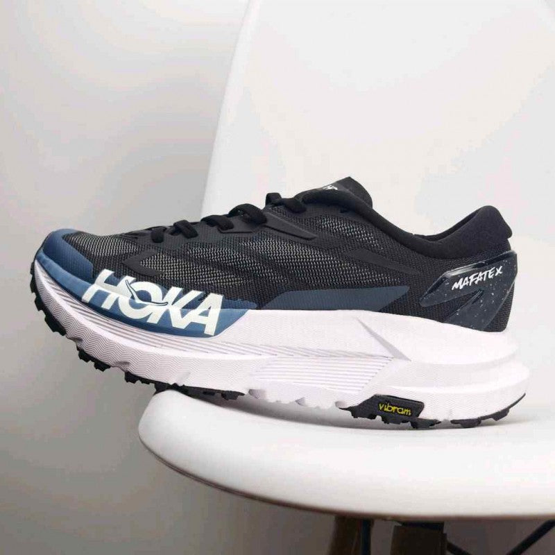 Hoka Mafate X Trail Runners Black Skyward Blue