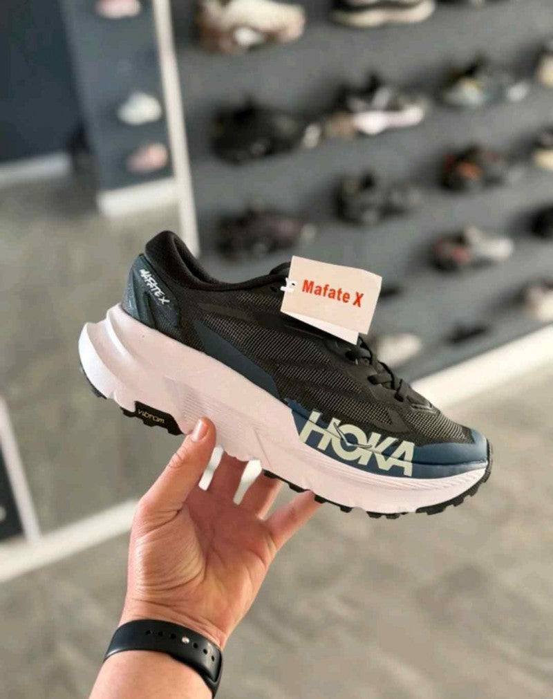 Hoka Mafate X Trail Runners Black Skyward Blue