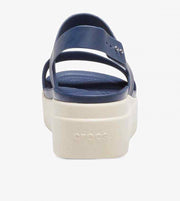 Crocs Brooklyn Slingback Low Wedge Sandals For Her Navy