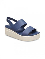 Crocs Brooklyn Slingback Low Wedge Sandals For Her Navy