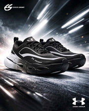 UA Halo Racer Black Distant Gray