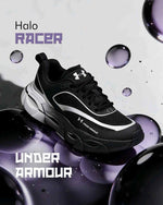 UA Halo Racer Black Distant Gray