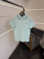 Hugo bos imported quality polo tshirt sky